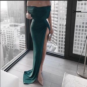 High slit dress